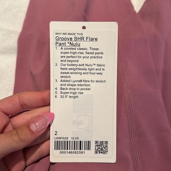 Lululemon Groove SHR Flare Pant Nulu Leggings - Picture 4 of 4